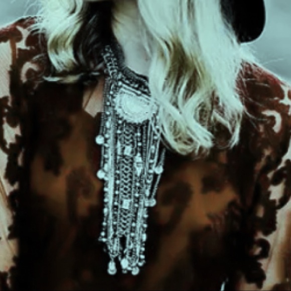 LAST-Boho VTG Indian Ethnic Large Collar Choker - Picture 4 of 8